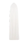 LORA ISTANBUL PAM SATIN WHITE HALTER MAXI DRESS