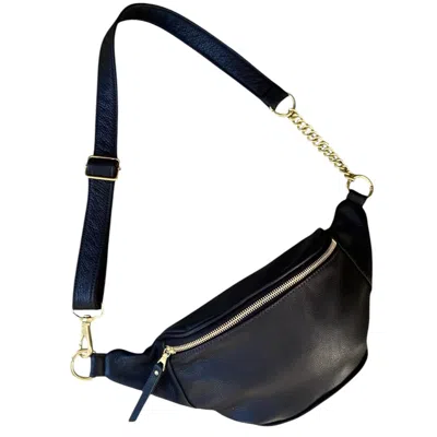 Lëora Lëather Women's Black / Gold The Lucia Sling Bag