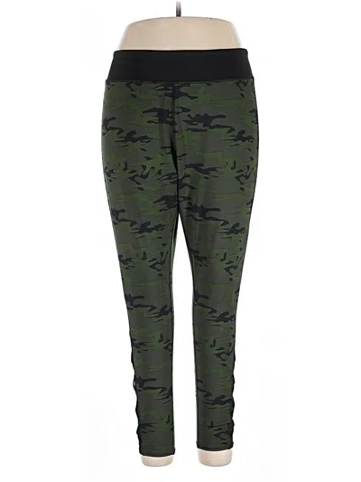 Pre-owned Loralette Active Pants In Green