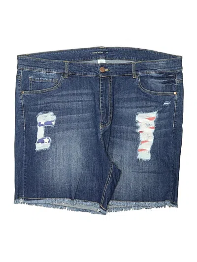Loralette Denim Shorts In Blue