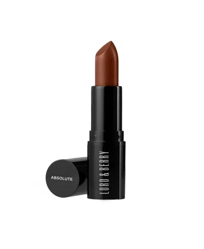 Lord & Berry Absolute Satin Lipstick, 0.14 Oz. In Brown