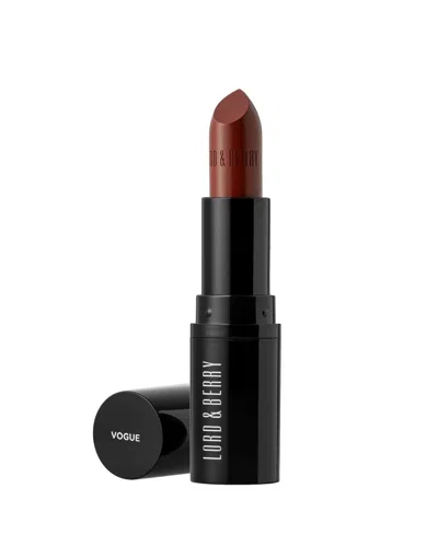 Lord & Berry Vogue Matte Lipstick, 0.14 Oz. In Brown