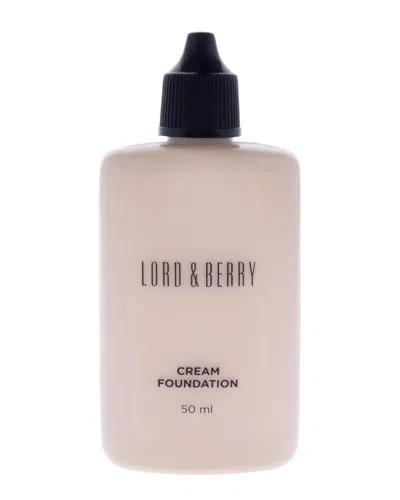 Lord & Berry Women's 1.69oz 8617 Fair Ivory Cream Fluid Foundation In Neutral