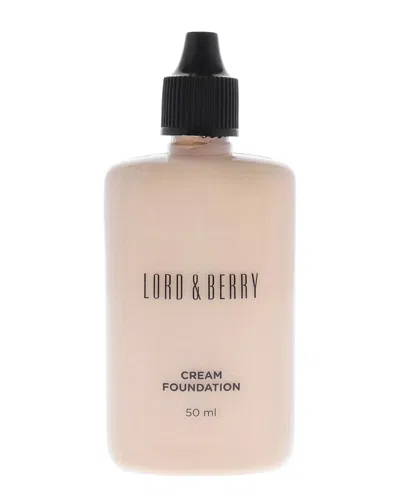 Lord & Berry Women's 1.69oz 8625 Warm Sand Cream Fluid Foundation In Neutral