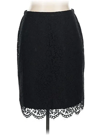 Pre-owned Lord And Taylor Formal Skirt In Black