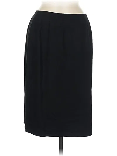 Pre-owned Lord And Taylor Formal Skirt In Black