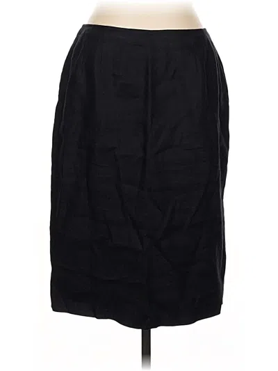 Pre-owned Lord And Taylor Formal Skirt In Black