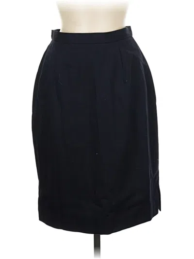 Pre-owned Lord And Taylor Formal Skirt In Blue