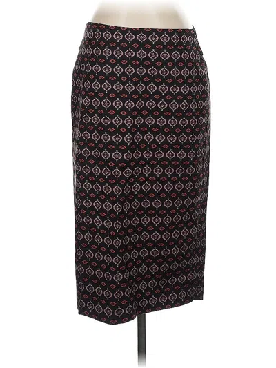 Pre-owned Lord And Taylor Formal Skirt In Burgundy