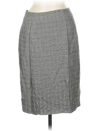 Pre-owned Lord And Taylor Formal Skirt In Gray
