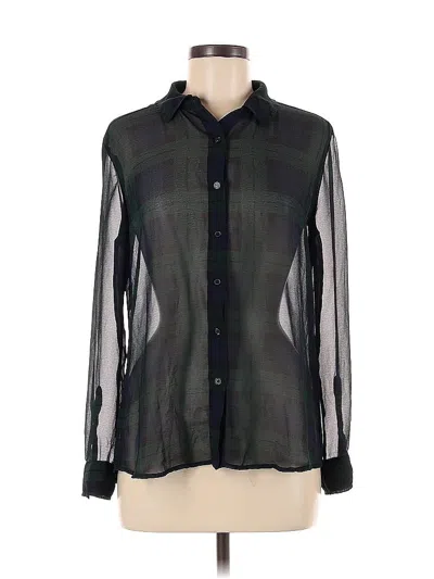 Pre-owned Lord And Taylor Long Sleeve Blouse In Black