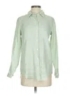Lord And Taylor Long Sleeve Button Down Shirt In Green