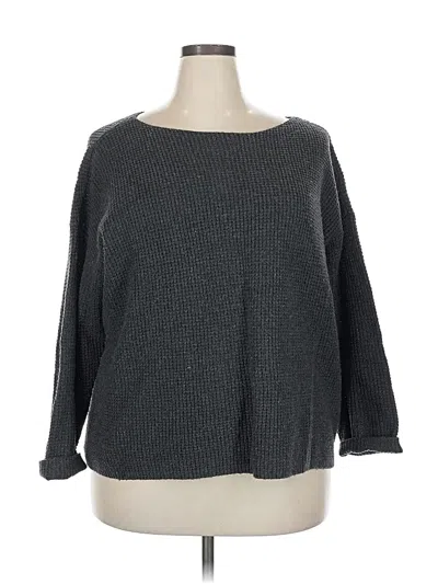 Pre-owned Lord And Taylor Pullover Sweater In Gray