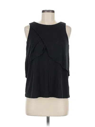 Pre-owned Lord And Taylor Sleeveless Blouse In Black