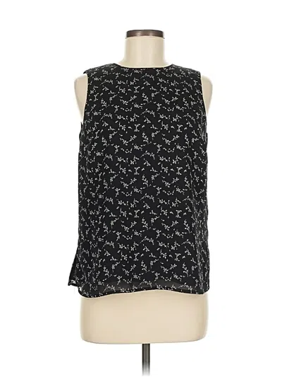 Pre-owned Lord And Taylor Sleeveless Blouse In Black