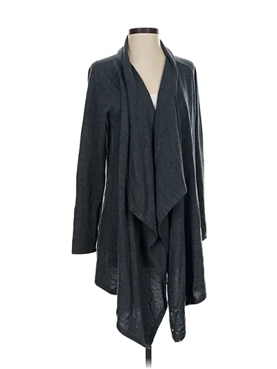 Pre-owned Lord And Taylor Wool Cardigan Sweater In Gray