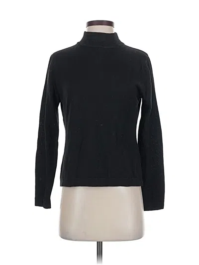 Pre-owned Lord And Taylor Wool Pullover Sweater In Black