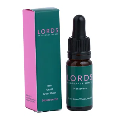 Lords Fragrance House Neutrals / Green / Pink Monteverde Fragrance Oil In Black