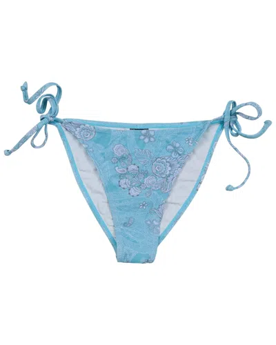 Lords Of Harlech Blue Bonita Paisley Explosion Teal Womens Bikini Bottom