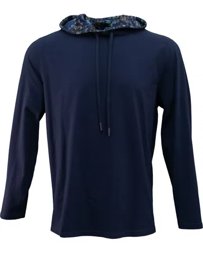 Lords Of Harlech Blue Horatio Hoodie - Midnight