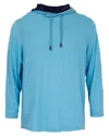 Lords Of Harlech Hugo Hoodie In Blue