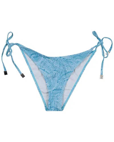 Lords Of Harlech Blue Samara Crochet Paisley Teal Womens Bikini Bottom