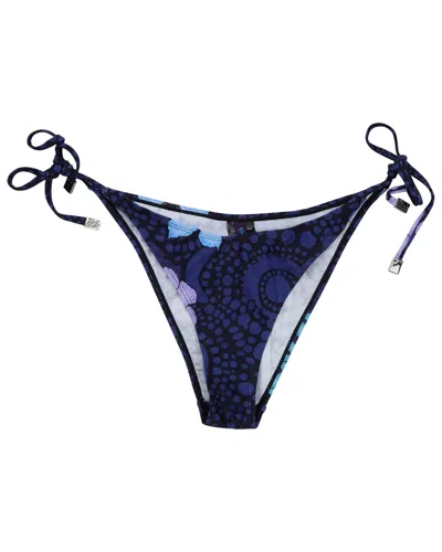 Lords Of Harlech Blue Samara Tropical Fantasy Navy Womens Bikini Bottom