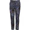 Lords Of Harlech Caspian Stretch Cotton Chino Pant In Multi