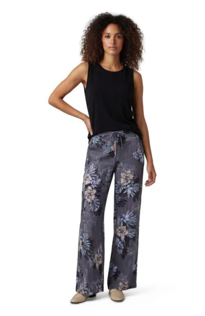 Lords Of Harlech Exotic Floral Lillian Womens Wide-leg Pant In Black
