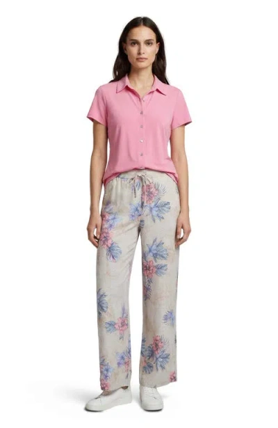 Lords Of Harlech Exotic Floral Lillian Womens Wide-leg Pant In Black