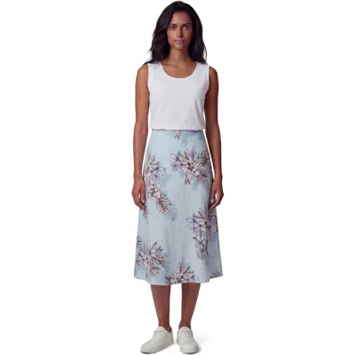 Lords Of Harlech Exotic Floral Womens Midi Skirt In Multi