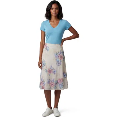 Lords Of Harlech Exotic Floral Womens Midi Skirt In Multi