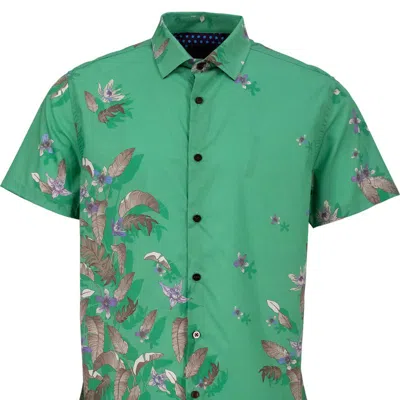 Lords Of Harlech George Summertime Shirt In Green