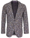 Lords Of Harlech Hadrian Blazer In Purple