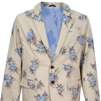 Lords Of Harlech Hadrian Oxford Harmony Blazer In Multi