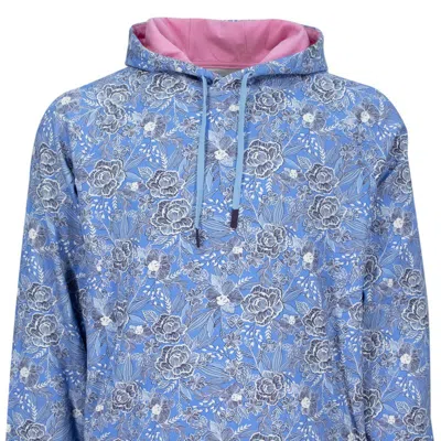 Lords Of Harlech Hank Handcut Floral Hoodie In Multi