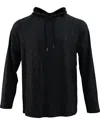 Lords Of Harlech Horatio Perugia Paisley Hoodie - Black In Black