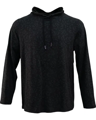 Lords Of Harlech Horatio Perugia Paisley Hoodie - Black