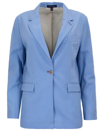 Lords Of Harlech Julia Blue Womens Tailored Blazer