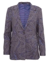 Lords Of Harlech Julia Tailored Jacket In Multi