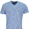 LORDS OF HARLECH MAZE HANDCUT FLORAL V NECK TEE
