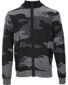 Lords Of Harlech Men's Black / Grey Carlo Charcoal Camo In Black/grey