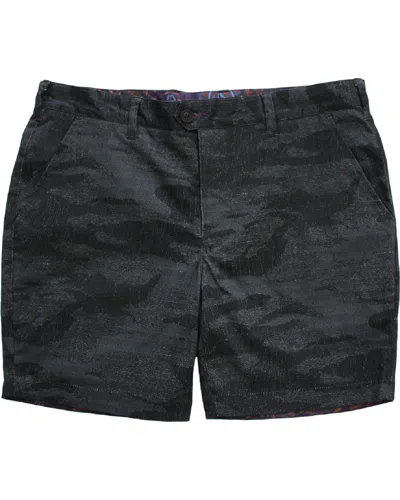 Lords Of Harlech Men's Black / Grey John Scribble Camo Charcoal In Black/grey