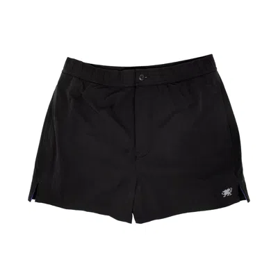 Lords Of Harlech Quack 2 Black Swim Trunk In Blue/black