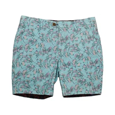 Lords Of Harlech Men's Blue John Blossom Canvas Aqua
