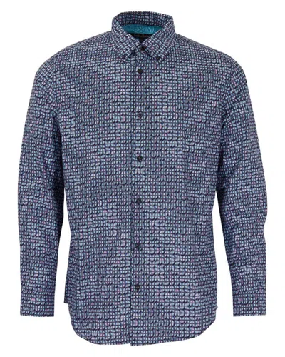 Lords Of Harlech Morris Shirt In Blue