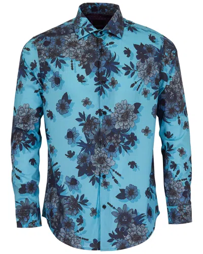 Lords Of Harlech Nicoli Cotton Shirt In Multi