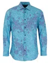 Lords Of Harlech Nigel Shirt In Blue