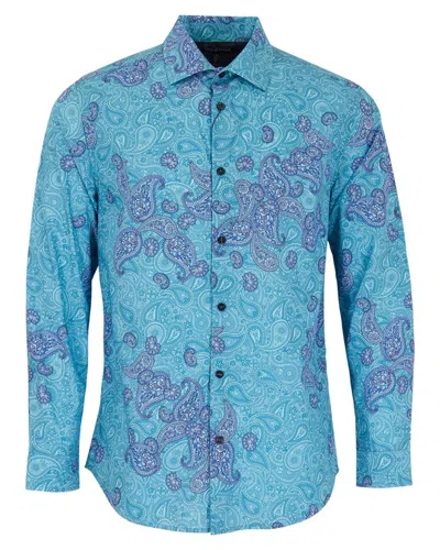 Lords Of Harlech Nigel Shirt In Blue