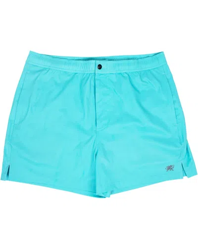 Lords Of Harlech Quack Swim Short In Lagoon In Blue